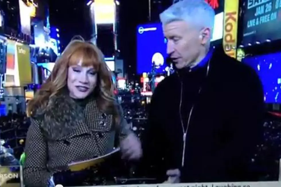 Kathy Griffin Tried to Kiss Anderson Cooper’s Crotch on TV