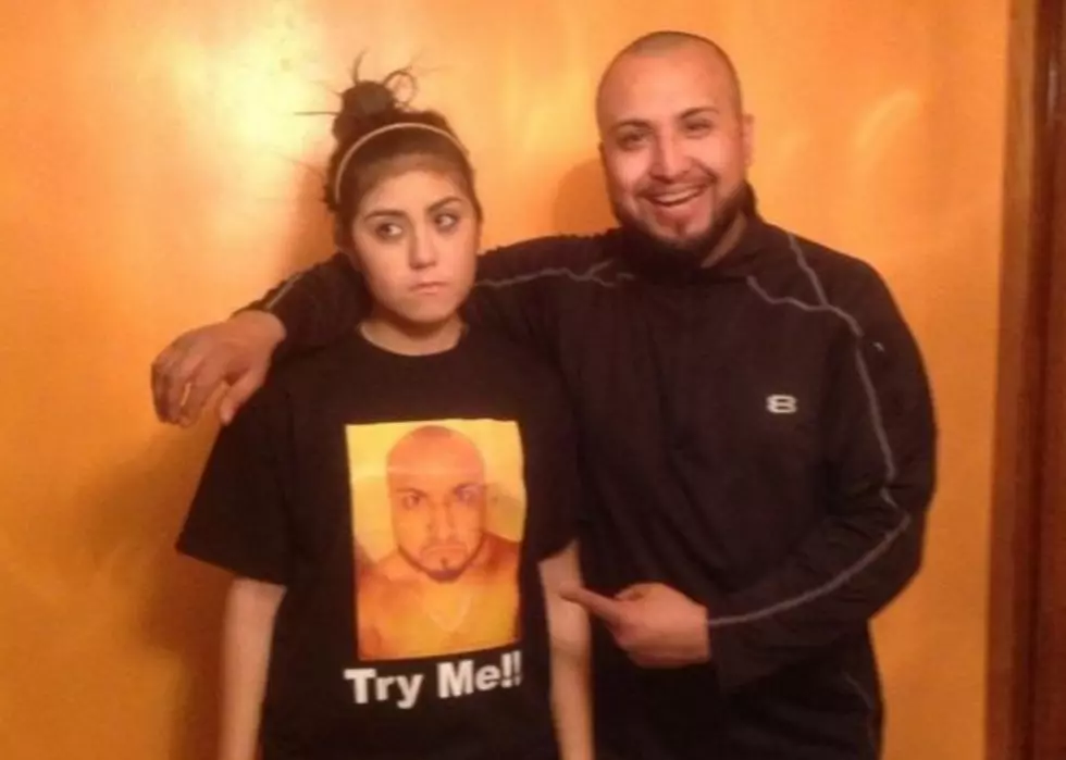 Dad Makes Curfew Breaking Teen Daughter Wear T-Shirt With His Photo on It