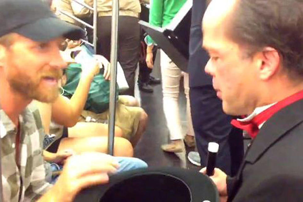 NYC Subway Commuters Subjected to Hilarious Panhandler Prank
