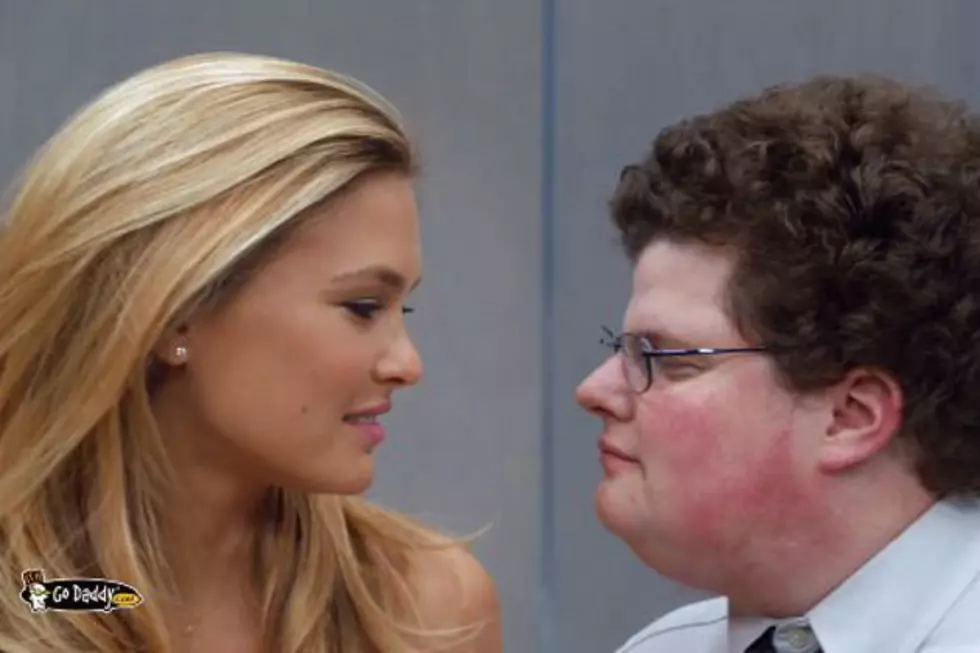 Bar Refaeli Kisses a Computer Geek in Go Daddy’s Racy 2013 Super Bowl Commercial