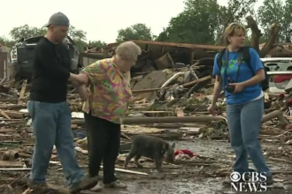 Oklahoma Tornado Survivor Reunites with Trapped Dog During Live Interview