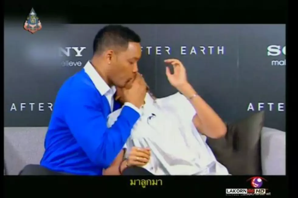 Will Smith Kissed Jaden Full-On the Mouth During an Interview