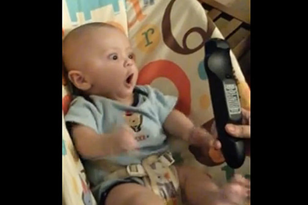Baby Goes Completely Bonkers at the Sight of Remote Control