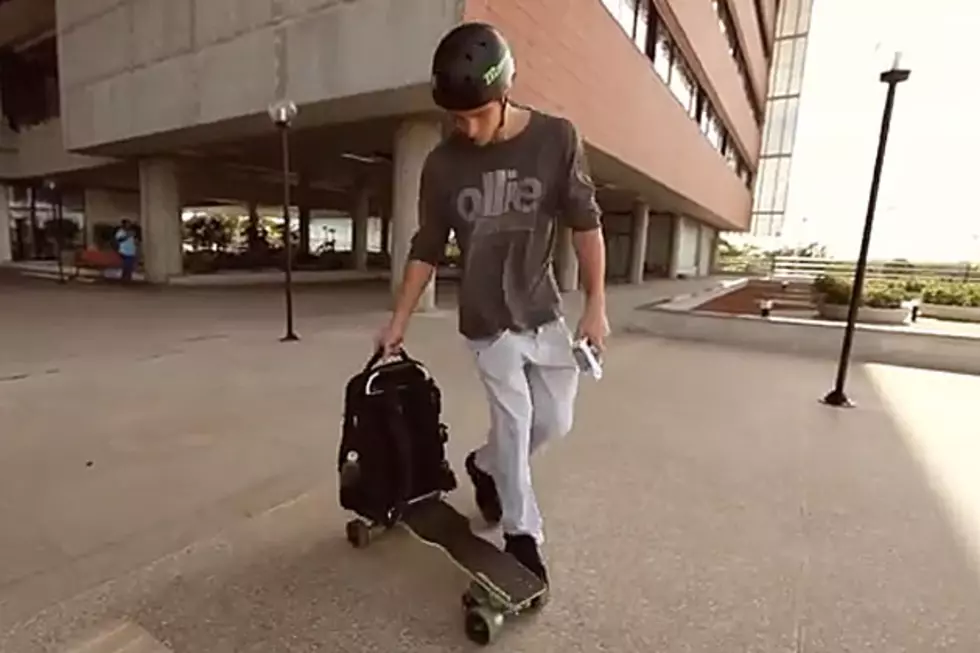Skateboard-Backpack Is Here