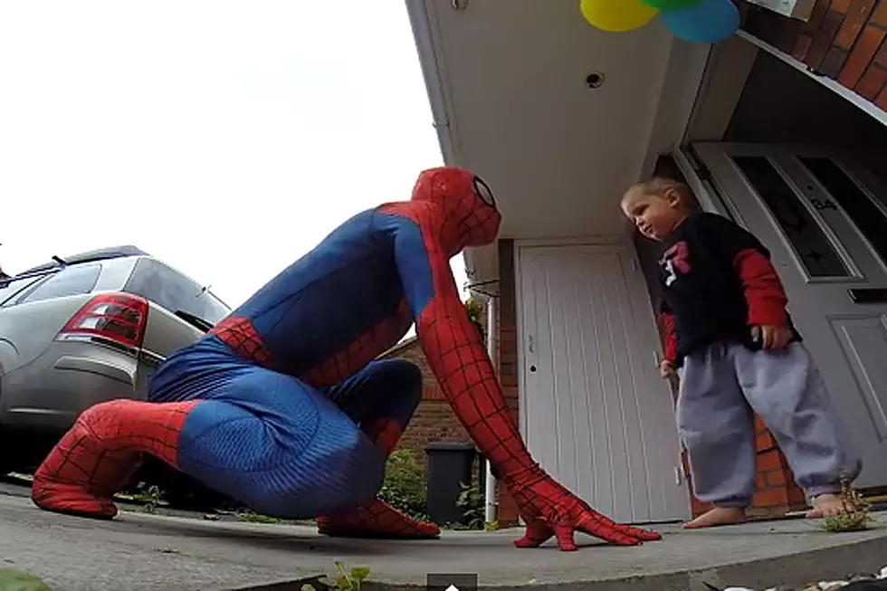 Dad Dresses As Spider-Man to Surprise Dying Son on Birthday