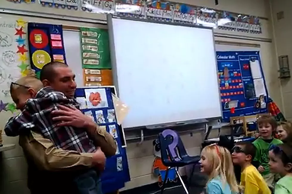 Marine Surprises Son at School, Causes Those Tears You Feel Forming