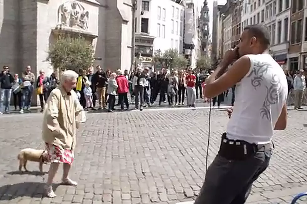 Old Lady Dancing to Beatboxer Is Age-Defyingly Magical