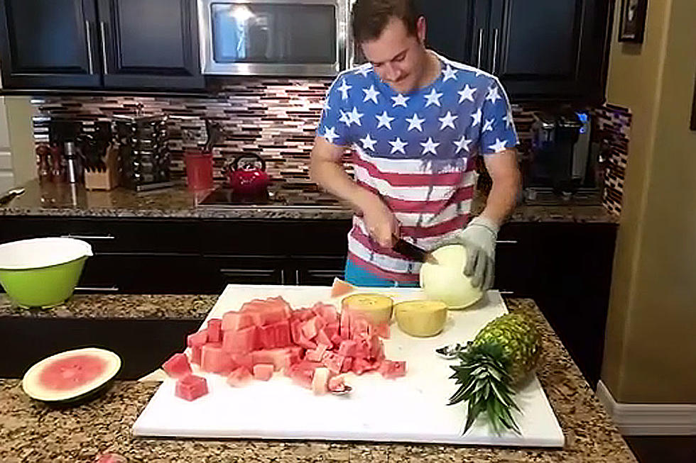Man Cuts Fruit Salad (Very) Fast and (Very) Furious