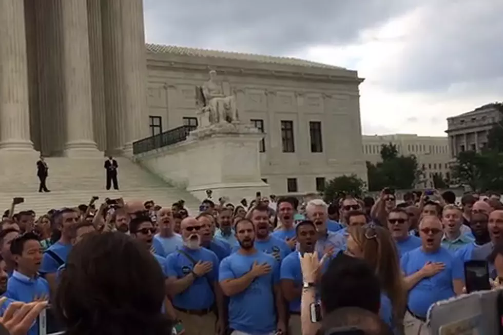 Gay Men’s Chorus Sings National Anthem Outside Supreme Court to Celebrate Same-Sex Marriage