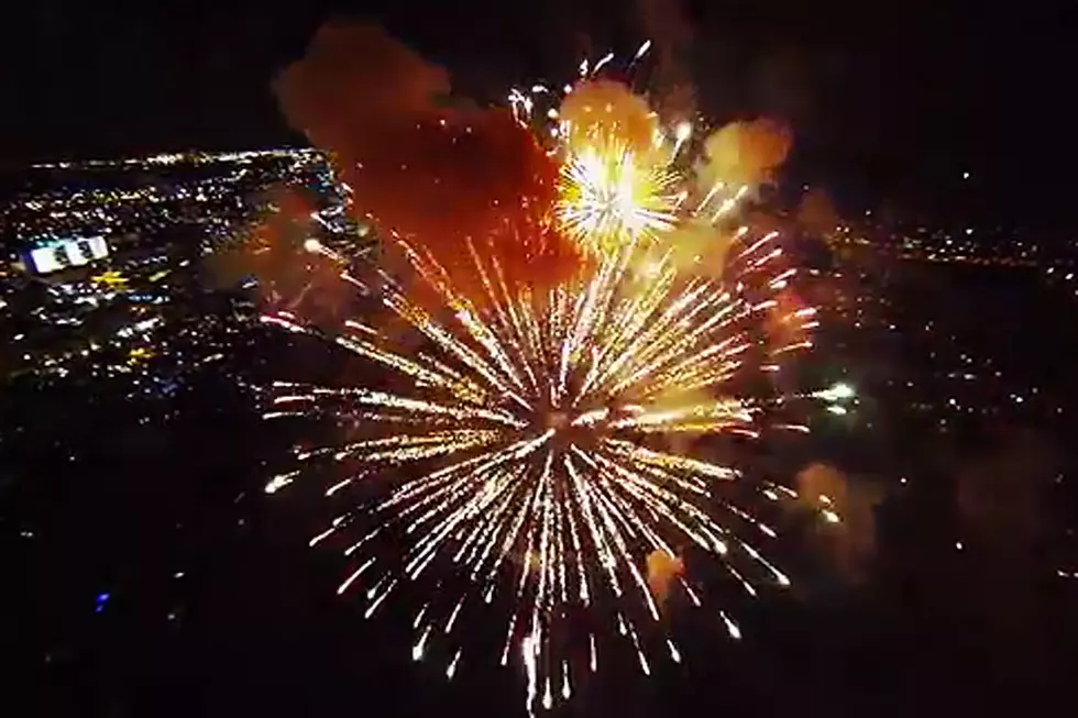 Drone in Fireworks