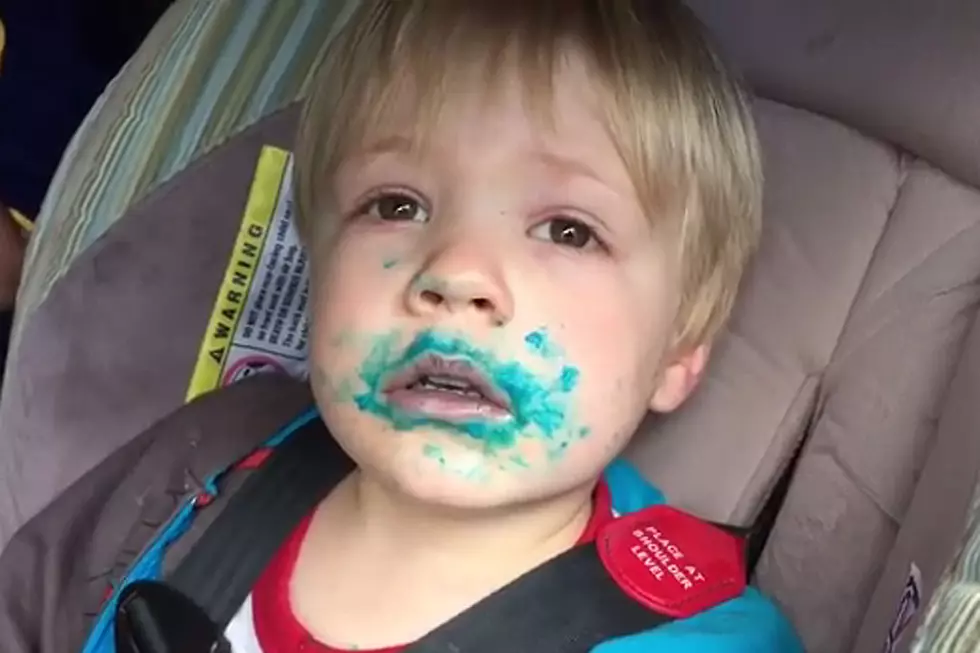 Cute Kid Denies Eating Cupcake When It’s Obvious He Did