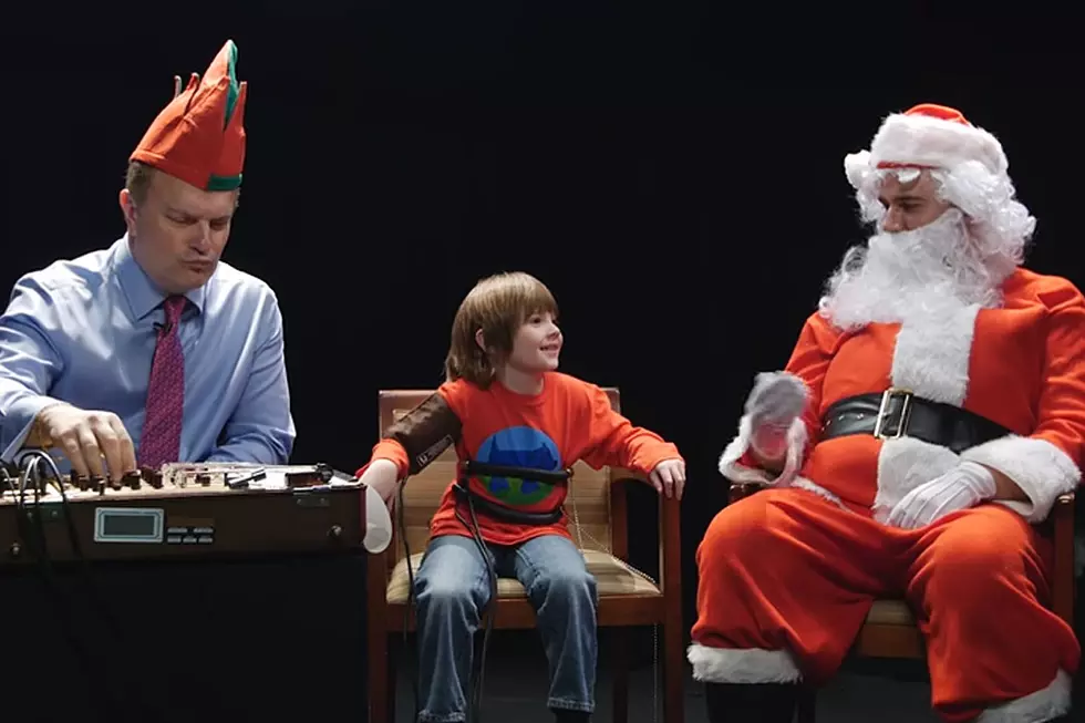 Kids Take Lie Detector Test With Santa in Ultimate Naughty or Nice Struggle