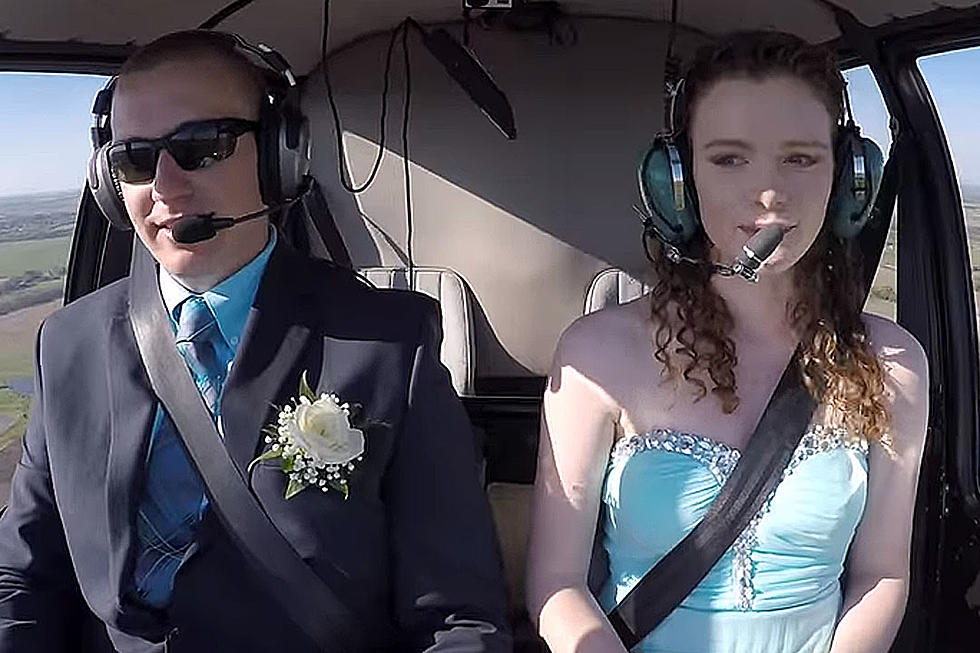 Super Romantic Teen Flies Date to Prom in a Helicopter