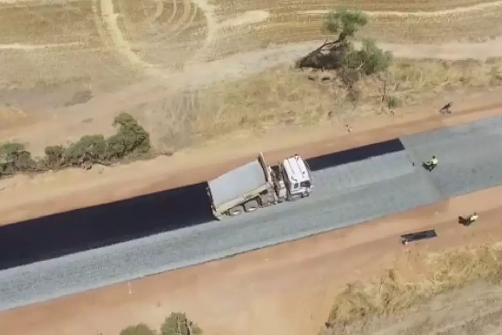 Simple Video of Road Being Paved Is the Hottest Thing Around Right Now