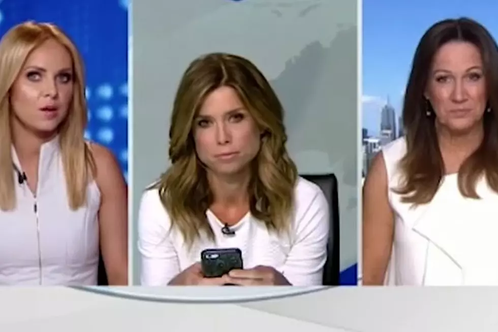 News Anchor Goes Nuts Because Co-Worker Also Wears White