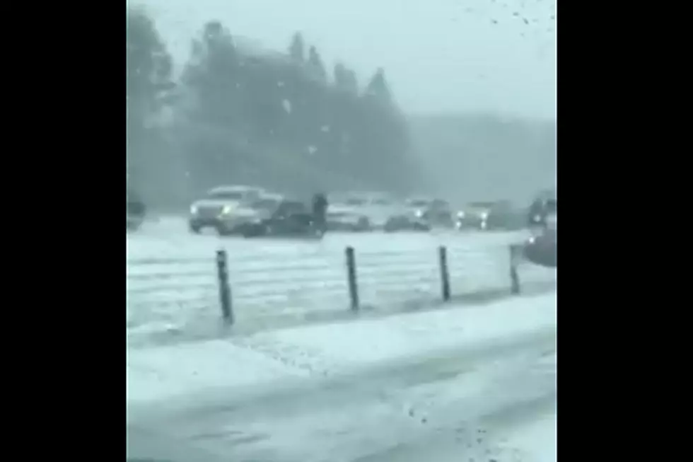 This Traffic Jam Is the Ultimate Reminder Not to Drive in the Snow
