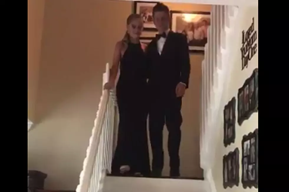 Suave Dude Falls Down Stairs While Walking With Prom Date
