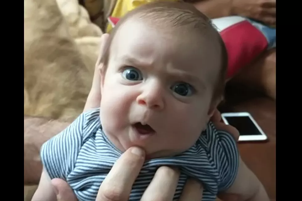 ‘Ventriloquist’ Dad Uses Bewildered Baby As a Dummy