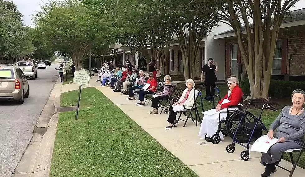 Watch Retirement Home Give Residents Emotional Family Motorcade