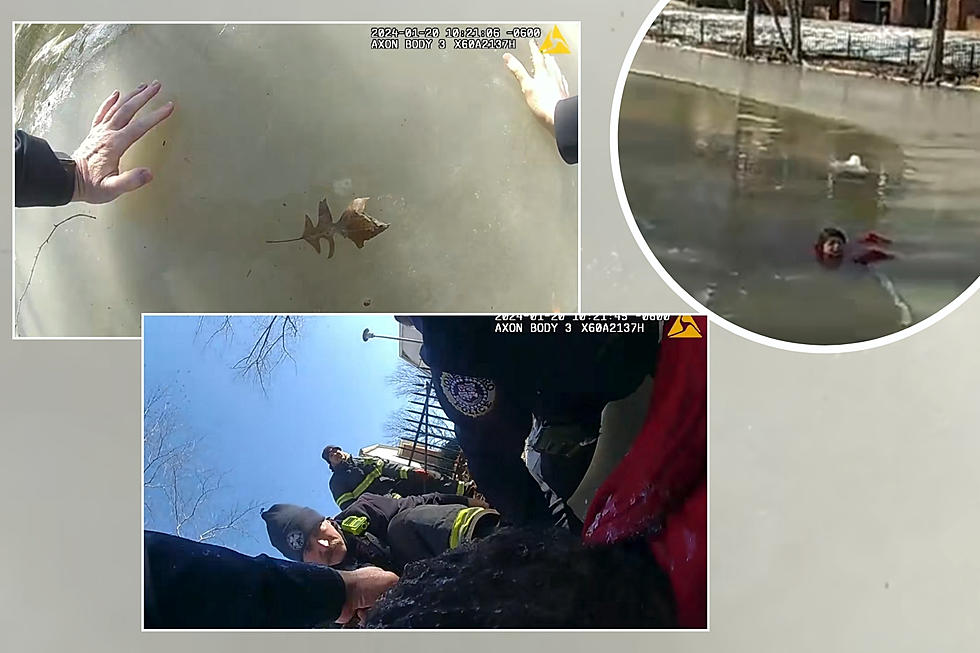Frantic Body Cam Video Shows Officer&#8217;s Daring Rescue of Boy From Frozen Pond