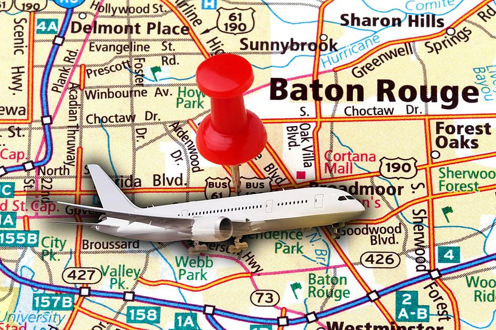 Most Common Domestic Destinations From Baton Rouge Metropolitan/Ryan Field Airport