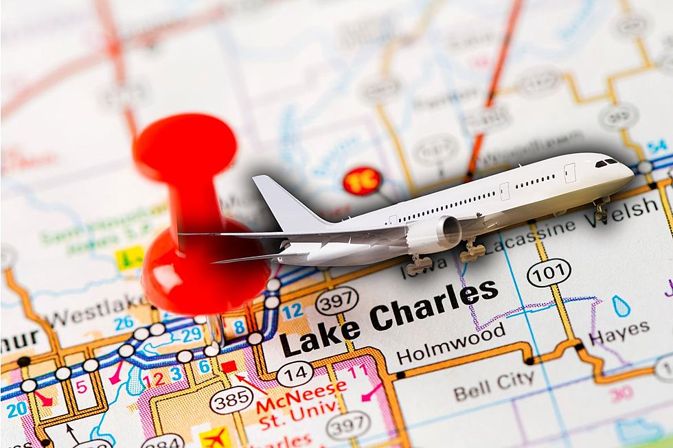 Most Common Domestic Destinations From Lake Charles Regional Airport