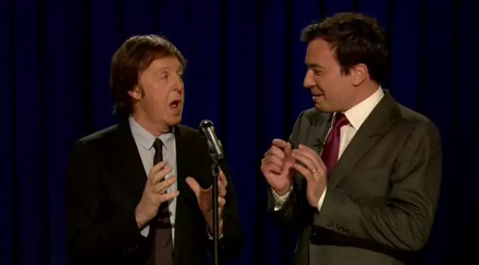 Paul McCartney and Jimmy Fallon Sing The Original Lyrics To “Yesterday”
