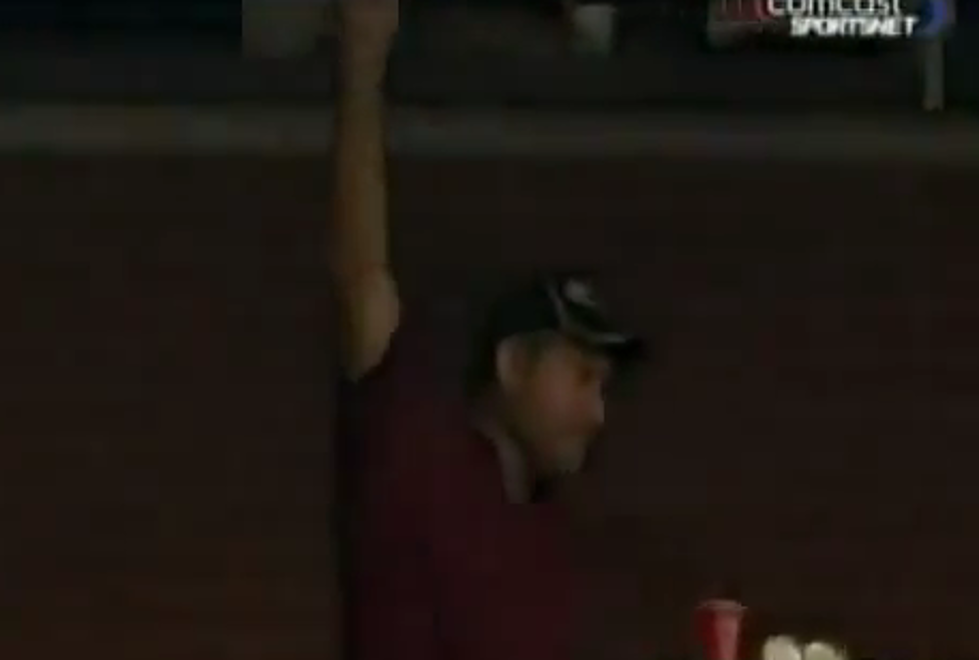 Baseball Fan Makes An Amazing Foul Ball Catch [Video]