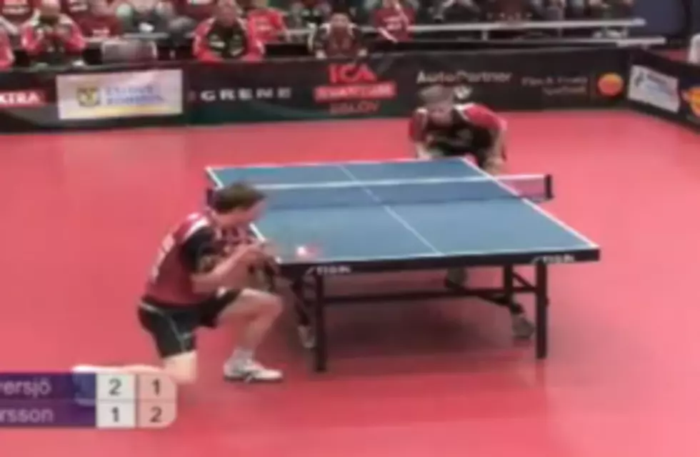 Amazing Backward Ping Pong Shot [Video]
