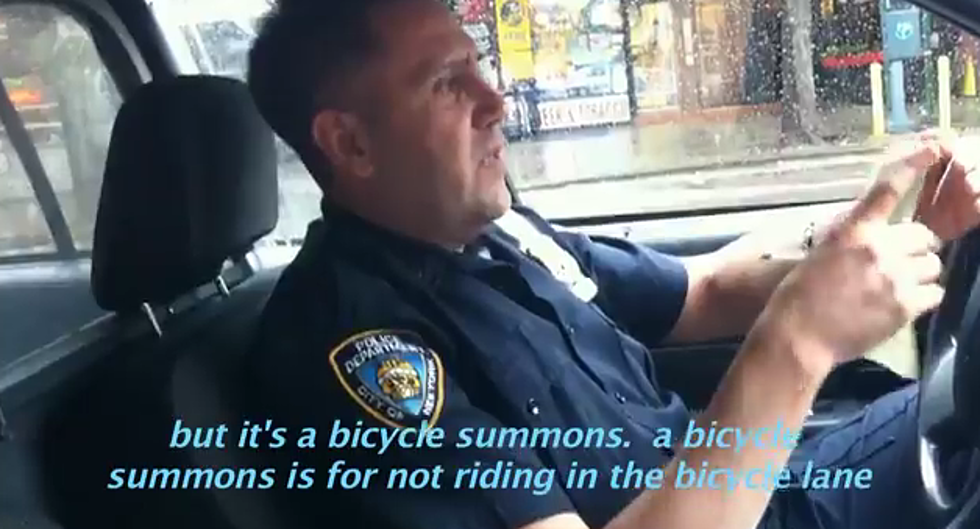 Smart Ass Bike Rider Takes On Bike Lane Law = Comedy Gold [Video]