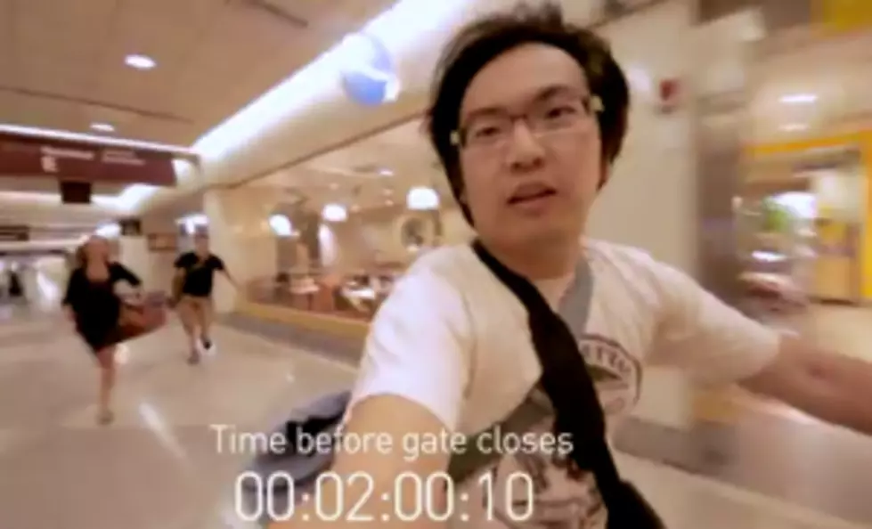 Two Guys Heely Through Airport In Record Time [Video]