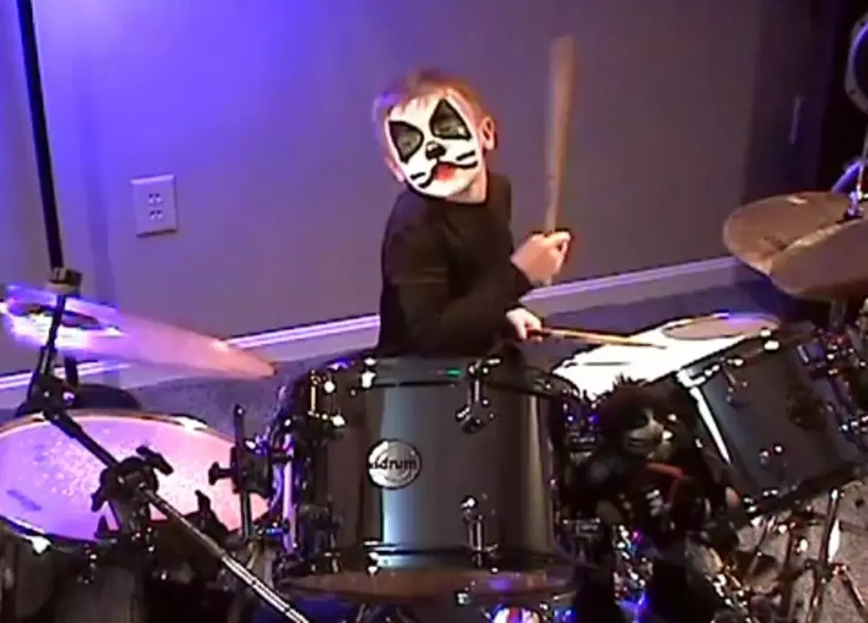 5-Year Old Drummer Boy’s Tribute To KISS [Video]