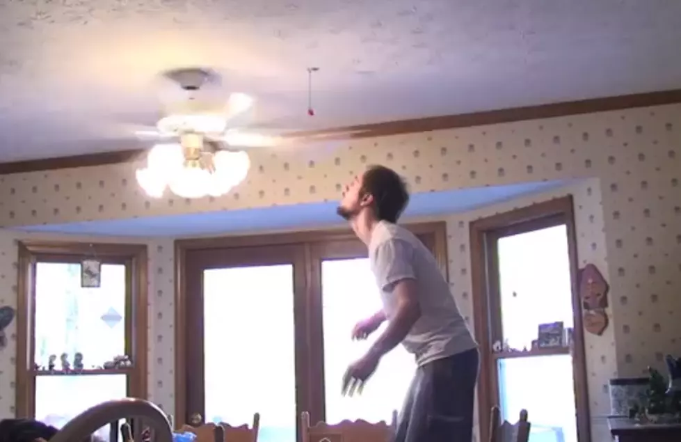 Ceiling Fan Trick FAIL [Video]