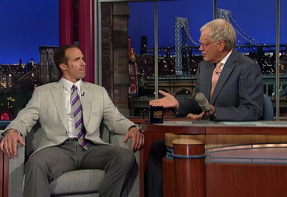 Drew Brees Discusses ‘Bountygate’ On Letterman [Video]