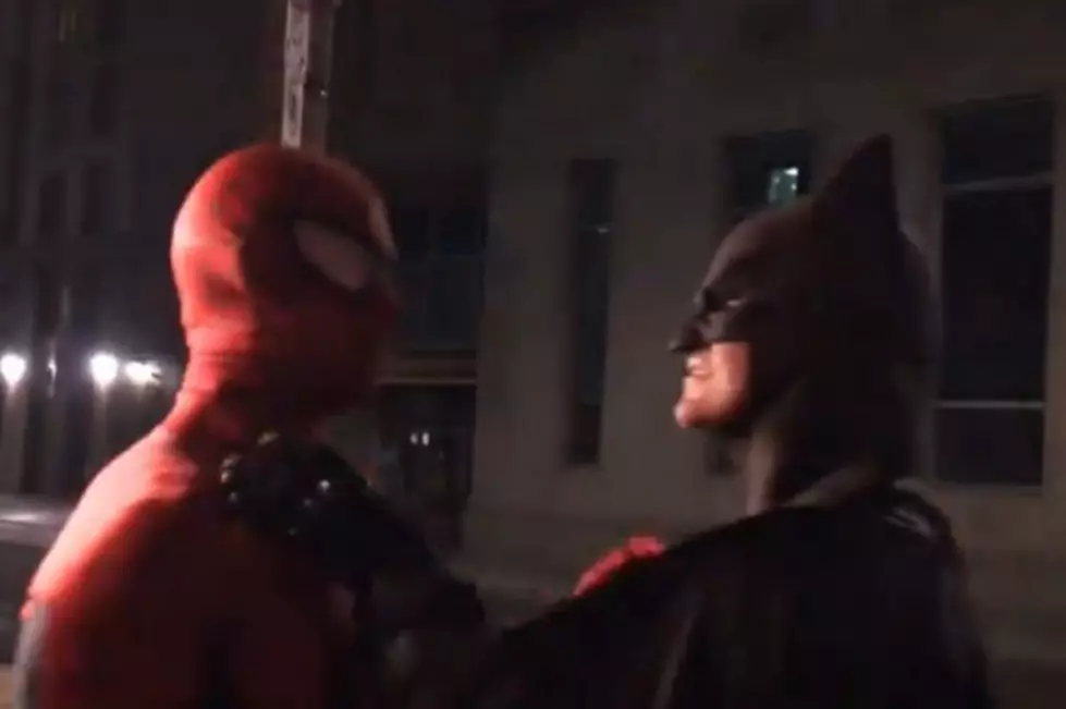 Batman And Spider-Man Rumble For Supremacy In Toronto [Video]