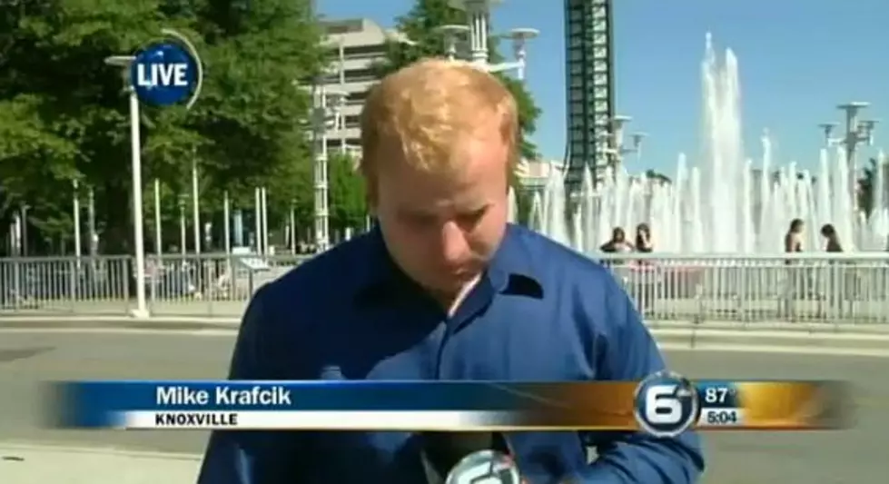 Reporter Melts Down In The Heat [Video]