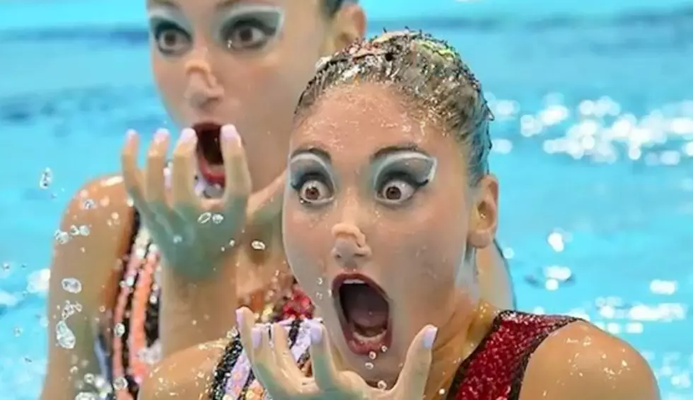 Synchronized Swimming Faces + Music = Nightmares [Video]