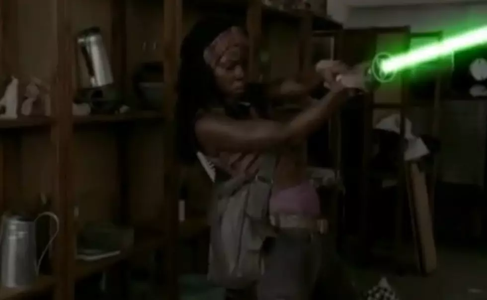 The Walking Dead Meets Star Wars With Lightsabers [Video]