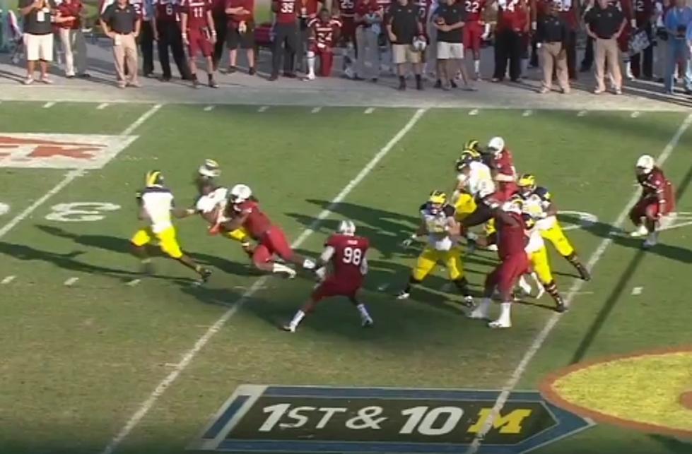 Unforgettable Hit From Jadeveon Clowney In This Year’s Outback Bowl [Video]