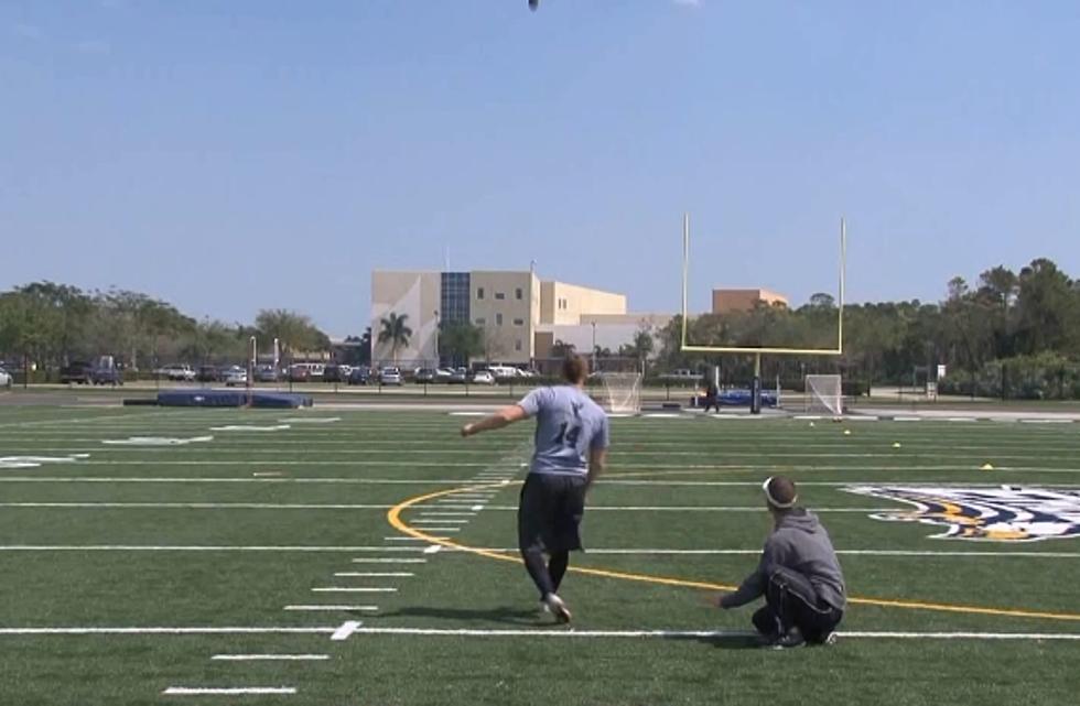 High School Place Kicker Kicks 70 Yard Field Goal [Video]
