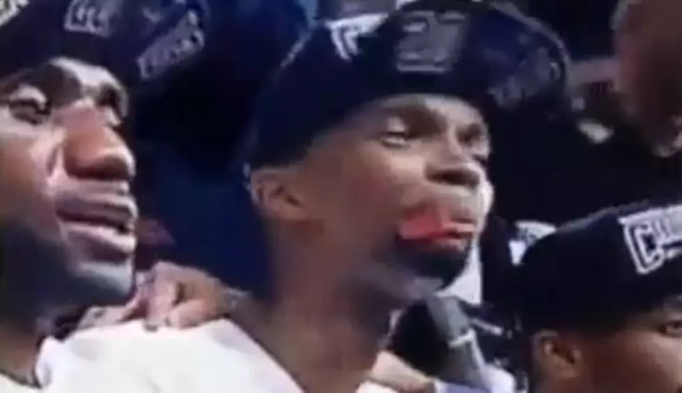 Chris Bosh Choking On Confetti Is Heating Up The Internet [Video]