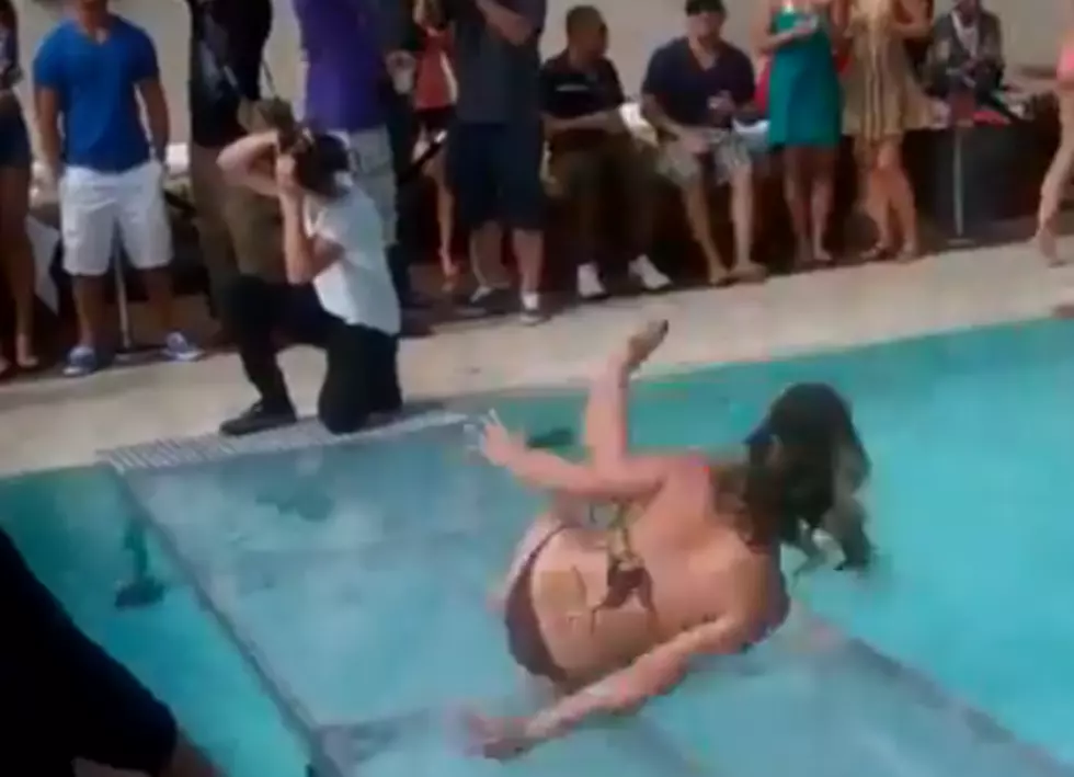 Watch This Girl Face Plant During A Bikini Contest [Video]