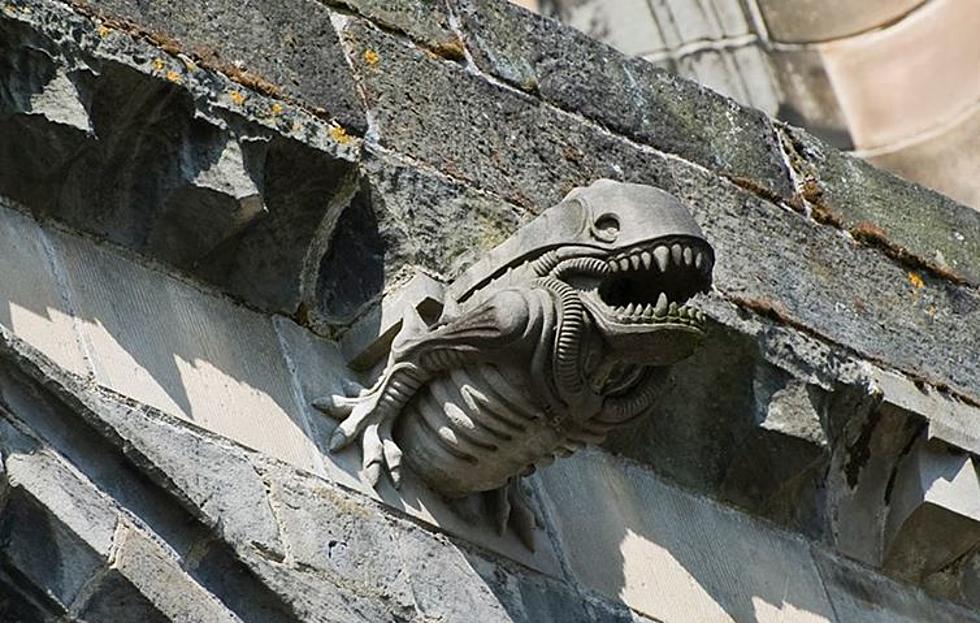 Ancient Scottish Abbey Has Gargoyle Of H.R. Giger’s ‘Alien’ [Video]