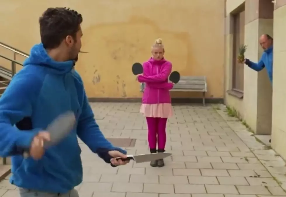 Ping Pong With Knives Is Pretty Impressive Yet Dangerous [Video]