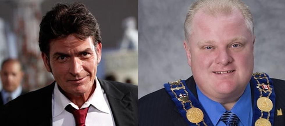 Charlie Sheen Tweets That He Wants To Be Bros With Toronto ‘Crack-Smoking’ Mayor Rob Ford