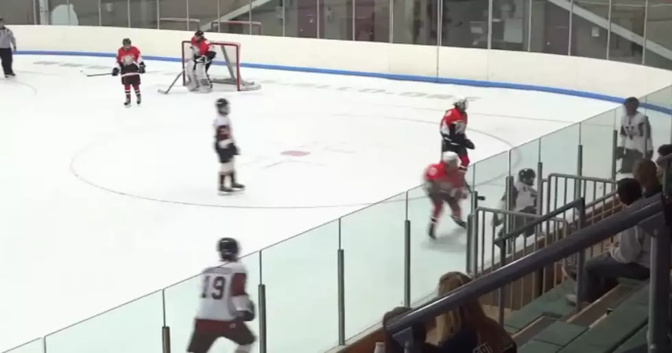 Ice Hockey Cheap Shot Does Not Quite Go As Planned [Video]