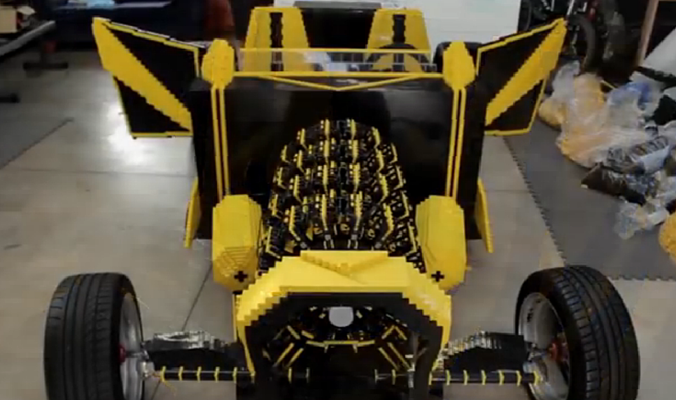 Watch Life Size LEGO Car That Runs On Air [Video]