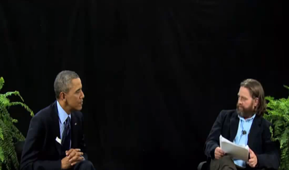 Zach Galifianakis Interviews President Barack Obama On ‘Between Two Ferns’ [Video]