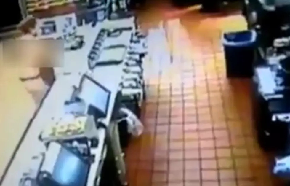 Topless Woman Is Caught On Camera Ransacking A McDonalds [Video]
