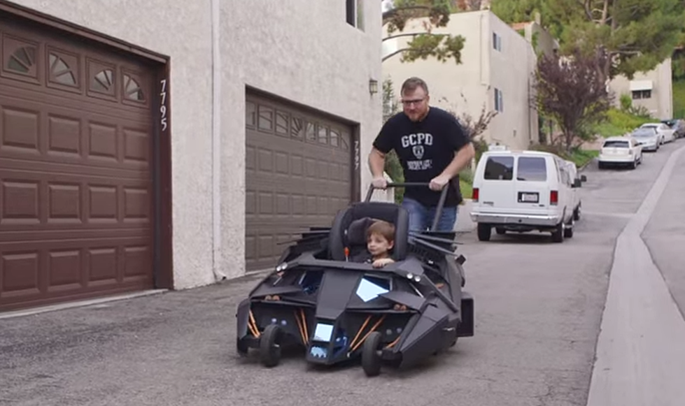 Parents Have A Batmobile Stroller Custom Made For Their Son [Video]